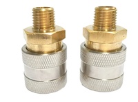 Raccord rapide femelle pneumatique en laiton, norme japonaise 1/4, haute température (-20~200°C), pour outils pneumatiques, prix usine, OEM