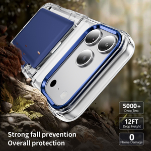 Funda Protectora para <span class=keywords><strong>iPhone</strong></span> 18 <span class=keywords><strong>Pro</strong></span> Max 17 16 con Bloqueo RFID, Ranura para Tarjetas, Soporte, Resistente a Impactos y Caídas - Product Image 6