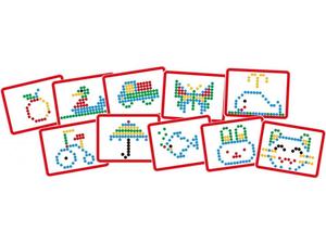 <strong>Magnetic</strong> <strong>Drawing</strong> Board Large Magnet Doodle Board with Pen and Dot Beads Color Shape Pattern Art <strong>Pad</strong> - Product Image 3