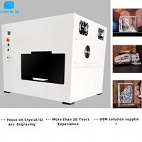 Machine de gravure laser 3D sur verre cristal, gravure interne 3D, laser vert 532nm, cadeaux personnalisés