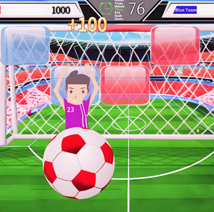 China Supplier's Hot Sale Low Cost VR Indoor <strong>Football</strong> <strong>Robot</strong> Keeper Device Projection Soccer Ball Training Interactive Machine - Product Image 2