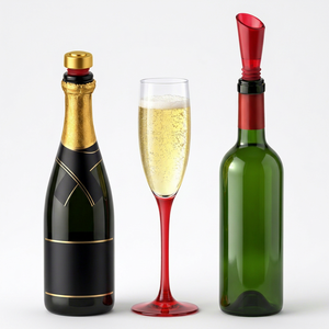 Dosificador de Plástico para la Mayoría de las Botellas de Vino, Utensilios de Bar para Fiestas, Estilo Moderno, Reutilizable y Ecológico - Product Image 1
