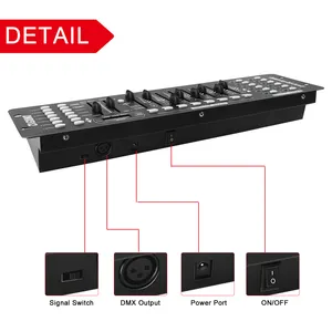 Cnslite แผงควบคุมขนาดเล็กช่อง192สำหรับเวทีคอนโซลควบคุมแสง DMX 512