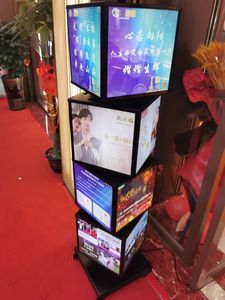 Cubic Rotating Bảng Menu với LED nguồn ánh sáng không thấm nước bên ngoài quảng cáo hộp đèn cho các cửa hàng - Product Image 4