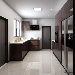 Meubles de cuisine modernes à conception modulaire, armoires de cuisine personnalisées de haute qualité, nouveau design, fabricant de cuisines pour petits appartements - Product Image 3