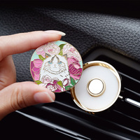 Personnalisé Mignon Animal Chat Décoratif Dessin Animé Clip-On Parfum Aromathérapie Diffuseur D'air Vent Design Élégant Ornement Rafraîchisseur De Voiture