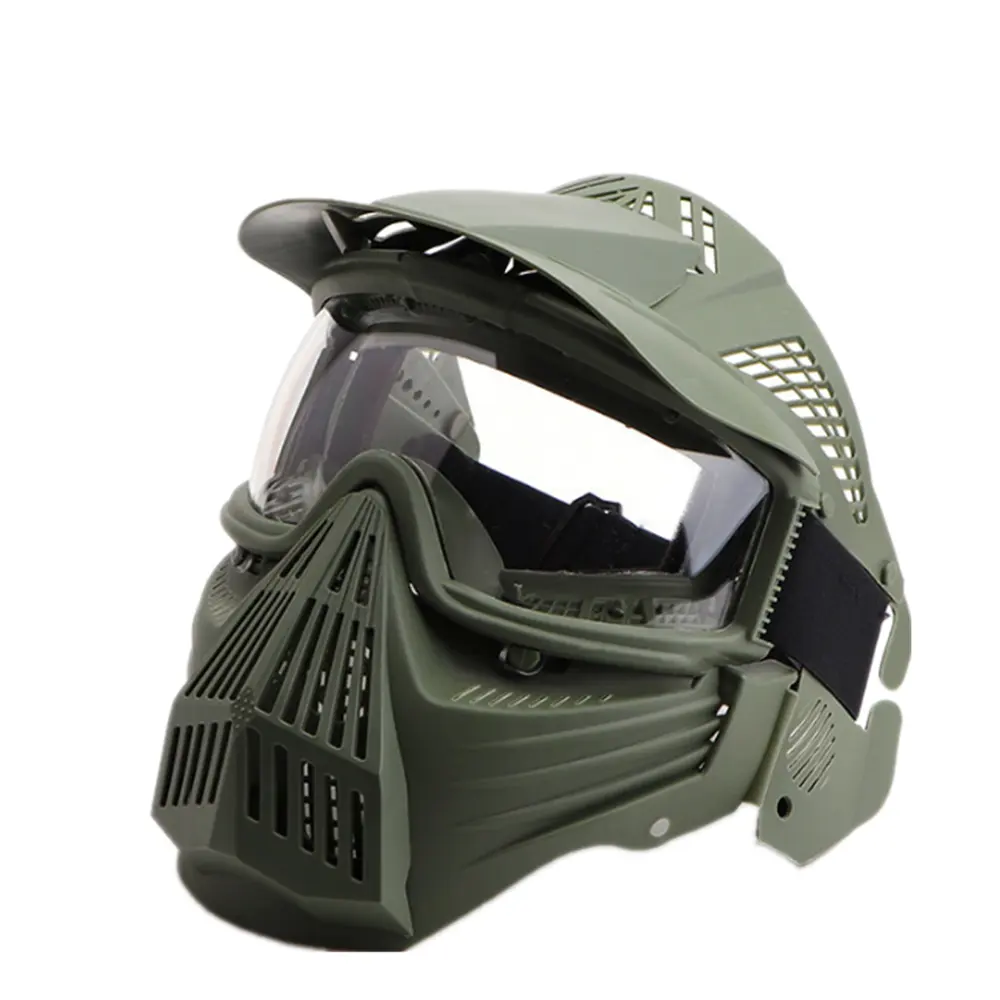 Anti Fog Paintball Protect Voll gesichts maske Taktischer Helm für Paintball-Schieß schutz