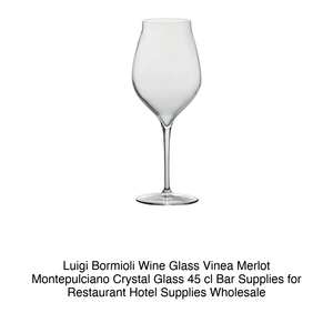 Copa de Vino Vinea 45 cl Merlot Montepulciano Cristal H 23 cm Ø 8.7 cm Luigi Bormioli - Product Image 2