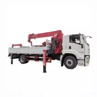 Grue télescopique montée sur camion KLF à prix avantageux, vente chaude, moteur Yuchai pour le levage de marchandises de construction, facile à utiliser