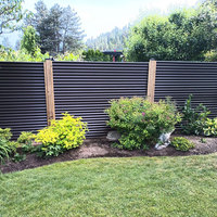 Panneau de clôture extérieur en alliage d'aluminium antirouille et écologique, clôture de sécurité pour la maison, dimensions personnalisables, villa, jardin