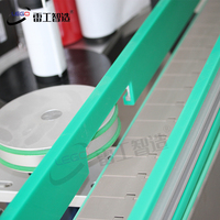 Machine d'étiquetage automatique portable pour bouteilles, technologie d'impression à jet d'encre avec moteur PLC, multi-tension (220/380/110V), multifonctionnelle