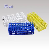 Étagère pour tubes de tests en plastique, porte-tubes détachable, en plastique, 24 à 90 trous, 1 pièce