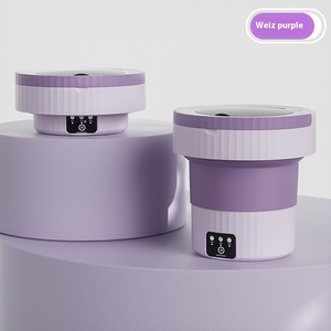 Mini <span class=keywords><strong>Lavadora</strong></span> Automática Plegable, <span class=keywords><strong>Flexible</strong></span>, Potente, Limpieza Profunda con Esterilización con Luz Azul, Portátil para Uso Comercial - Product Image 4