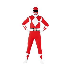 Costume da Power Ranger ForMorphsuits per adulti per uomini e donne per la celebrazione di Halloween con personaggi Echo e principessa - Product Image 1