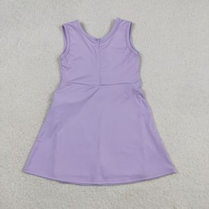 RTS Children's Little Girls Casual Bows Floral Cute Ruffles Cute Play Tennis Yoga Sports <b>Dress</b> Shorts <b>Lined</b> Sister Clothes - Product Image 6