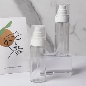 Aanpassen Logo Gedrukt Spray Flessen Cosmetica Private Label Make-Up Instelling Spray Fles Waterdicht Misty Spray Fles