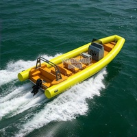 Bateau semi-rigide en aluminium de 8,6 m pour le transport de passagers, les excursions de plongée et les services de taxi fluvial
