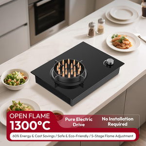 Nouvelle Conception Plaque de Cuisson Électrique Portable Domestique à Commande par Bouton, Haute Puissance 3000W 220V, Four à Flamme Électrique - Product Image 1