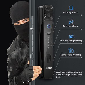 Newekey Cerraduras de puerta inteligentes Tuya WIFI APP Sistema de cerradura de puerta Rfid digital de huellas dactilares para cerradura de lujo de madera <span class=keywords><strong>Icloud</strong></span> - Product Image 5
