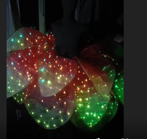 Chất lượng cao trong tương lai LED Pixel hoa ăn mặc sân khấu shwo với một phát sáng đầu vòng hoa Hoa Cổ Tích glist - Product Image 6