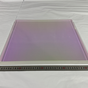 Desconto de Fábrica, Suporte OEM Personalizável, Janela de Quartzo Fundido Duplo AR 425x425x22 800nm, Lente Óptica Infravermelha 99% - Product Image 2