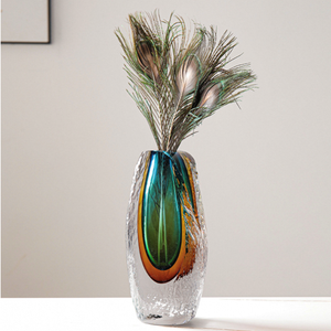 फर्श <span class=keywords><strong>vase</strong></span> बड़ा घर सजावट क्रिस्टल ग्लास vases लक्जरी लिविंग रूम के लिए सजावटी vases - Product Image 3