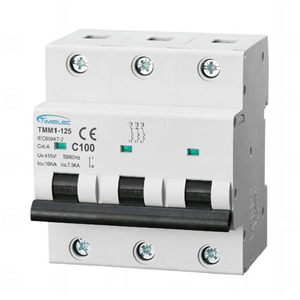 Disyuntores MCB Trifásicos de 100 Amperios CA TMM1-125 80~100A para Seguridad Eléctrica Doméstica, Precio 100A - Product Image 1