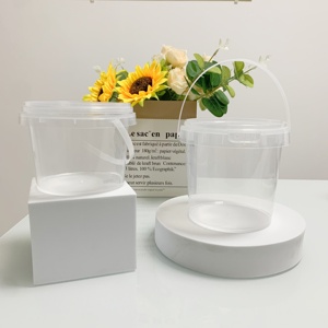 Food Grade <strong>Plastic</strong> <strong>Buckets</strong> 300ml to 5L <strong>with</strong> <strong>Handle</strong> <strong>and</strong> <strong>Lid</strong> for Drums Pails &amp; Barrels Use - Product Image 4