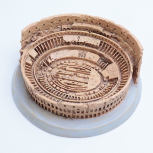 Figuritas de arquitectura de estilo antiguo de alta calidad al por mayor, arquitectura antigua de resina, modelo de construcción personalizado <span class=keywords><strong>3D</strong></span> del Coliseo - Product Image 6
