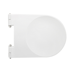 Asiento de Inodoro Blanco, 53 cm de Largo, 38 cm de Ancho, 6 cm de Alto, Material Termoestable - Product Image 1