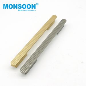 Tirador de perfil de aluminio moderno para muebles empotrados de baño, armarios, puertas de dormitorio, cajones de cocina y cómodas - Product Image 1