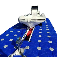 Pont flottant durable pour quai de bateau, quai pour jet ski, plateforme flottante pour aquaculture et pêche récréative