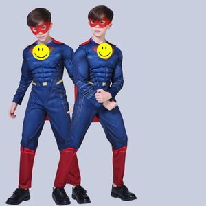 ชุดงานคาร์นิวัลฮาโลวีนสำหรับเด็กชุดจั๊มสูทคอสเพลย์ Optimus Prime เครื่องแต่งกายซูเปอร์ฮีโร่สำหรับกล้ามเนื้อ - Product Image 2