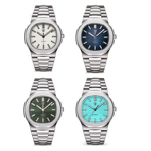 OEM/ODM personalizzazione impermeabile Design <span class=keywords><strong>classico</strong></span> rettangolo meccanico <span class=keywords><strong>orologio</strong></span> di moda per gli uomini sport <span class=keywords><strong>orologio</strong></span> in acciaio pieno zaffiro - Product Image 6