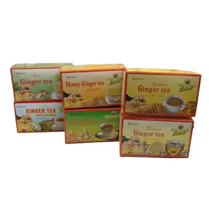 Thé instantané chinois miel citron gingembre goût épicé dans un emballage en boîte pour adultes et enfants - Product Image 4