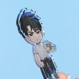 激安 販促 ギフト用 アクリル スタンド カスタム スノー ドーム クラフト アクリル スイング 透明 クリア エポキシ 樹脂 アニメ プリント スタンド - Product Image 3