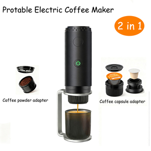 Xách tay có thể sạc lại cà phê <span class=keywords><strong>Maker</strong></span> nhỏ 19bar áp lực cao tốt nhất Brew hệ thống espresso <span class=keywords><strong>maker</strong></span> cho xe nhà xe khách sạn cắm trại - Product Image 5