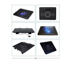 Refroidisseur d'ordinateur portable N19 direct d'usine, 14 pouces, ventilateur à lumière LED, mini refroidisseur d'ordinateur portable USB, support de refroidissement Blu-ray - Product Image 6