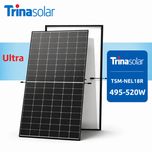 Panneaux solaires Trina Tier 1 495W 500W 505W 510W 515W 520W Vertex S+ I-TOPCon Mono Bifacial Single Glass TSM-NEL18R Modules PV - Product Image 1