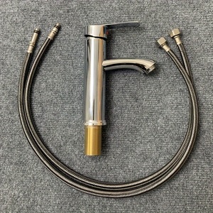 Argent <span class=keywords><strong>Noir</strong></span> <span class=keywords><strong>Salle</strong></span> <span class=keywords><strong>De</strong></span> Bains Mitigeur Chaud Et Froid En Acier Inoxydable Céramique Valve Lavabo Évier Bassin <span class=keywords><strong>Robinet</strong></span> - Product Image 6