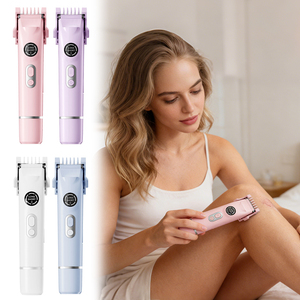 Épilateur électrique 4-en-1 pour femmes et hommes, rasoir double tête, tondeuse pour le <span class=keywords><strong>nez</strong></span>, le bikini, les sourcils, le visage, les jambes et les aisselles - Product Image 1