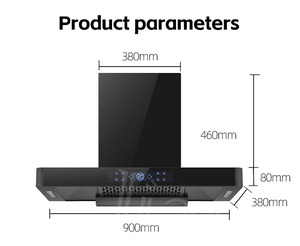 60cm T Shaped <strong>Island</strong> Kitchen Hood Smart Downdraft Grease <strong>Extractor</strong> <strong>for</strong> Household &amp; Hotel Range Hood - Product Image 4
