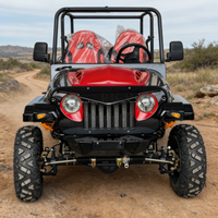 Mini Jeep 300cc à grand espace habitable, cabine multi-passagers, performance 4x4 tout-terrain pour les voyages en équipe, les loisirs et les déplacements hors route