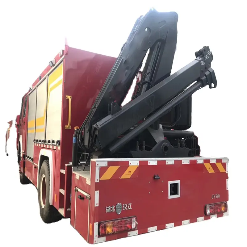 SINOTRUK HOWO 4x2 аварийно-спасательный пожарный автомобиль, резервуар для воды, пожарная машина, кран, пожарная машина, производитель
