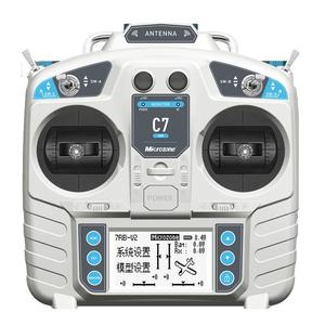 MicroZone MC7 C7 MINI 2.4G Pengendali Transmitter dengan Sistem Radio Penerima MC8RE untuk Pesawat RC Drone Multirotor Helikopter - Product Image 1