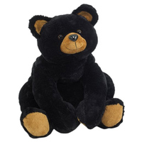 Ours en peluche noir animal en peluche personnalisé ours en peluche logo