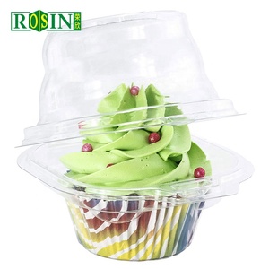 Duy Nhất Trong Suốt Bánh Mousse Hộp Nhà Sản Xuất Nhựa Cupcakes Bao Bì Hộp Rõ Ràng - Product Image 4