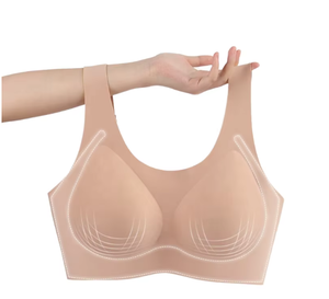 <span class=keywords><strong>Sujetador</strong></span> <span class=keywords><strong>push</strong></span>-<span class=keywords><strong>up</strong></span> de gelatina sin costuras para mujer de talla grande, Copa grande diario para mujer con estilo cómodo, grosor fino sólido, sin cables - Product Image 1