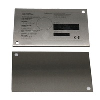 Plaques signalétiques métalliques personnalisées, gravées et sérigraphiées, étanches, pour panneaux de commande d'ordinateurs et d'appareils photo, étiquettes de service permanentes