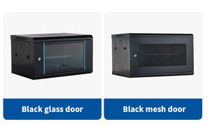 خزائن شبكات 4u 6u <span class=keywords><strong>9u</strong></span> 12u للتثبيت على الحائط لمعدات الألياف البصرية ومركز البيانات وكاميرات المراقبة ومعدات الاتصالات - Product Image 2